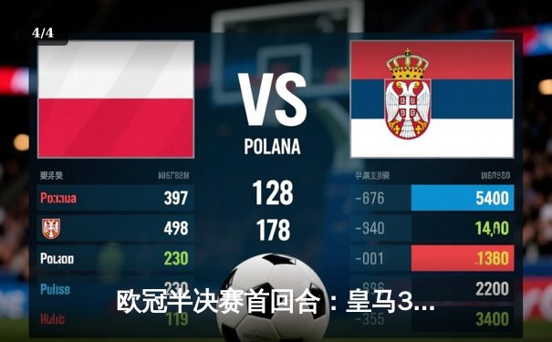 欧冠半决赛首回合：皇马3-2逆转拜仁，维尼修斯双响贝林厄姆绝杀 - 4